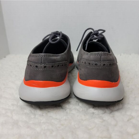 Cole Haan Grand Troy Wingtip Oxford Mens Shoes Size 10 Pavement Grey C33765 - Picture 4 of 10